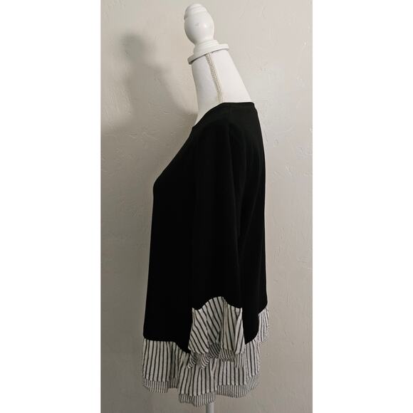 Apt. 9 Black Layered Look Top - Picture 2 of 6